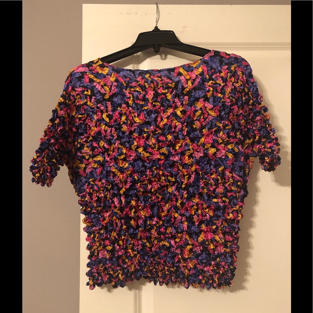 Colorful Stretch Top - Picture 2 of 2